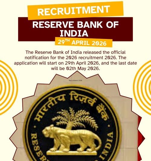 RBI Recruitment 2026 Notification Check Out the Details and Download the Official Notification | Apply Online | Direct Recruit-DR