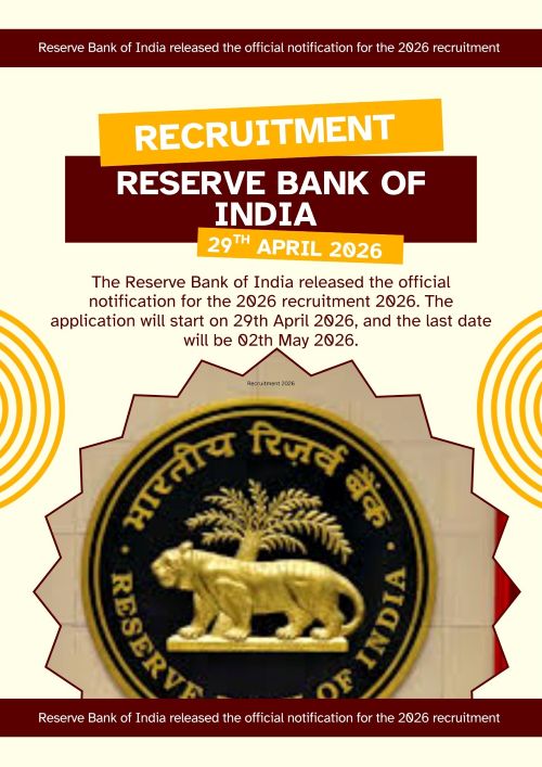 RBI Recruitment 2026 Notification Check Out the Details and Download the Official Notification | Apply Online | Direct Recruit-DR
