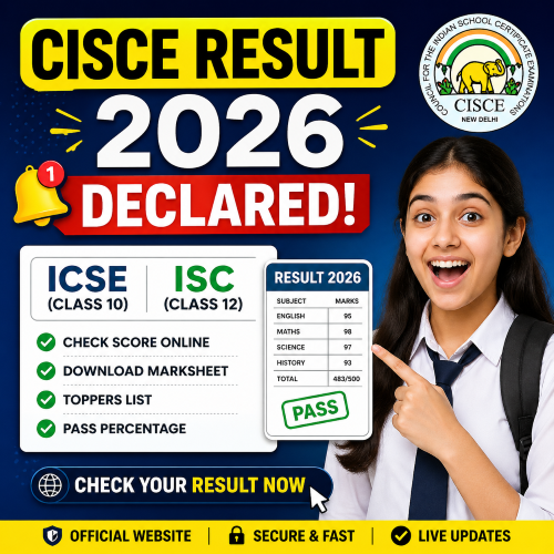 CISCE Result 2026 Declared: Check ICSE & ISC Scores Now